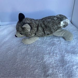 Wildlife Artist, Inc. wolf 10” Plush/ stuffed animal gray